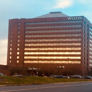 CHI - exterior swing stage install 